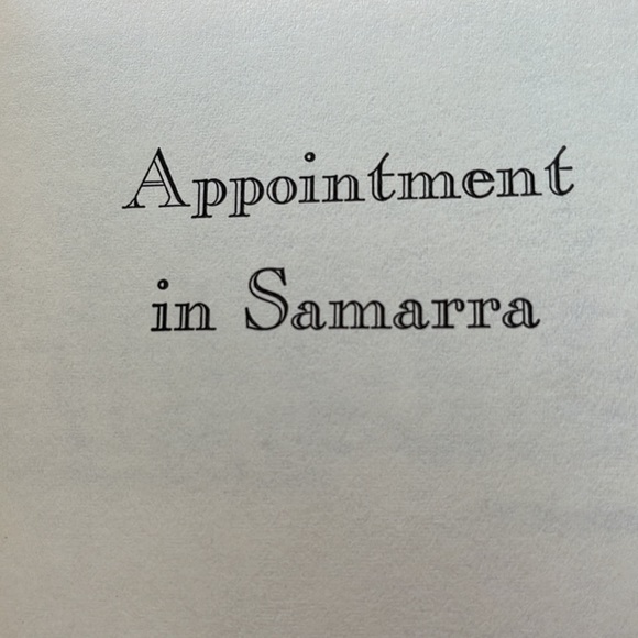 John O’Hara Appointment in Samarra Butterfield 8 Hope Of Heaven Hardcover Book - Picture 3 of 10